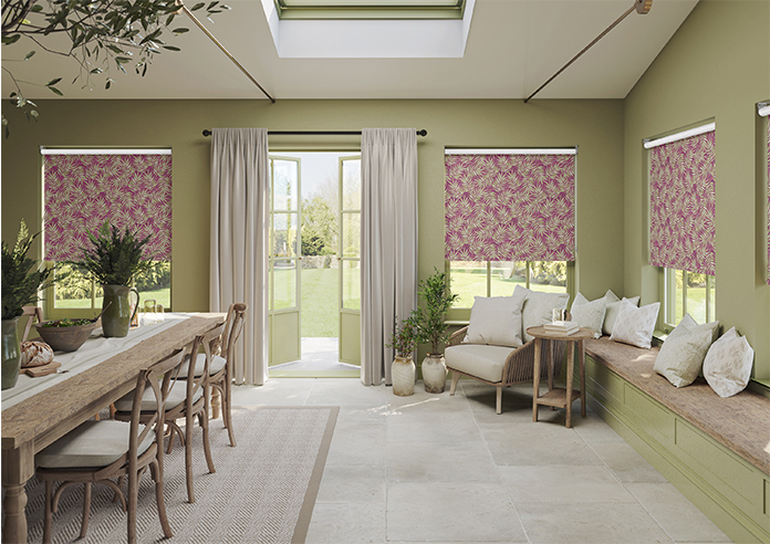 Goa, Vermillion  - Twist&Fit Roller Blind - Image 8